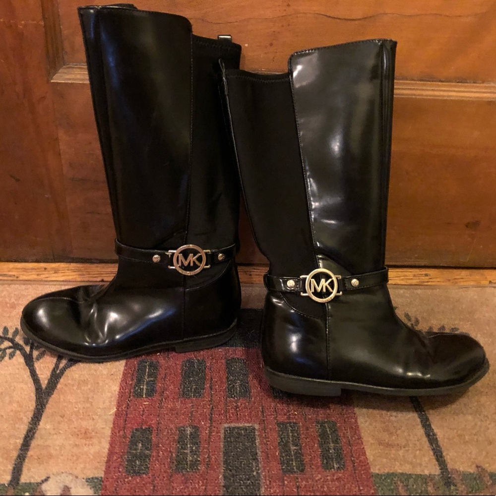 Michael Kors black dress boots